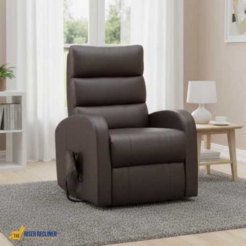Three Tier Back PU Dual Motor Riser Recliner Chair